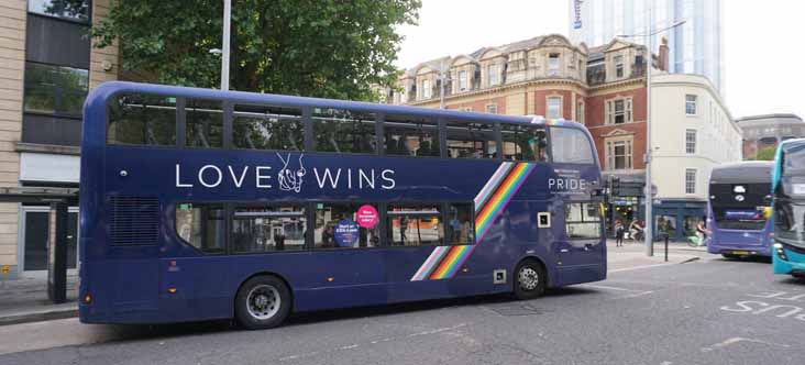 First Bristol Scania N250UD Alexander Dennis Enviro400MMC 36807 Pride